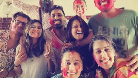 Taapsee Pannu with Mathias Boe