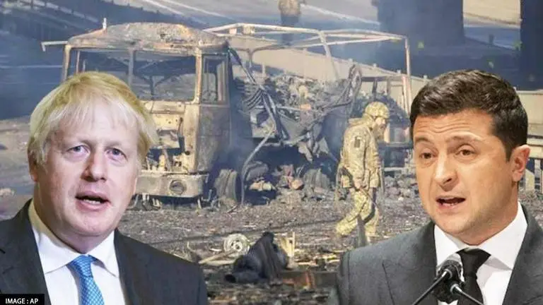 Boris Johnson urges G7 'not to give up' on Ukraine, vows $525mn in loan guarantees to Kyiv Boris Johnson