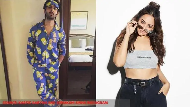 Kartik Aaryan to Sonakshi, times when B-Town actors pulled off graphic outfits with swag Kartik Aaryan