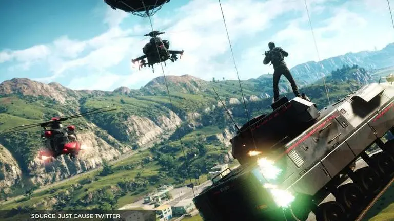 Just Cause 4 Easter Egg locations: Jurassic Park, cow gun and more Easter Eggs in game just cause 4