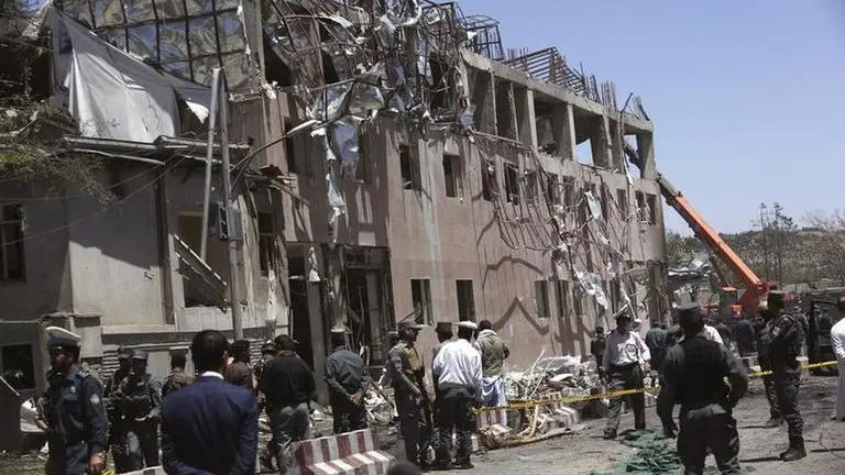 Three dead in Afghan military base truck bombing