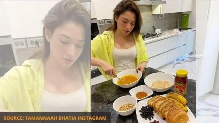 How Tamannaah Bhatia stays fit during quarantine with yoga, amla juice and healthy meals tamannaah bhatia