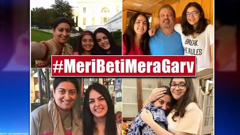 National Girl Child Day: Smriti Irani shares daughters' achievements, call them her pride National Girl Child Day