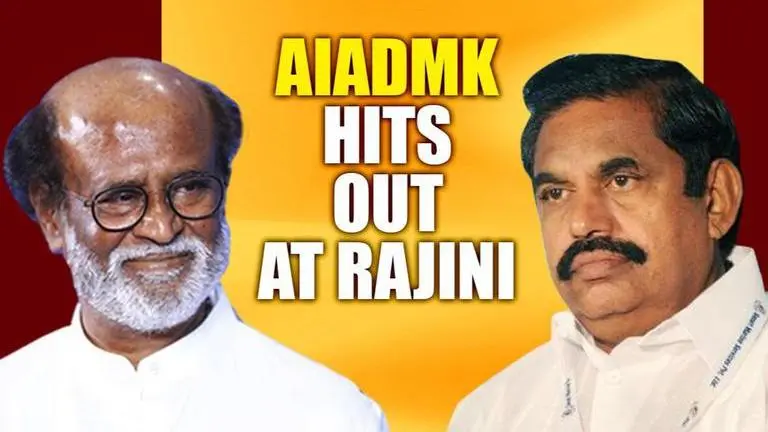 AIADMK hits out at Rajinikanth for remarks against TN CM; makes bold electoral claim AIADMK
