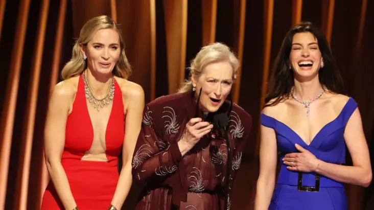 Meryl Streep, Emily Blunt, Anne Hathaway Reunite At SAG Awards 2024 For A Devil Wears Prada Moment The Devil Wears Prada