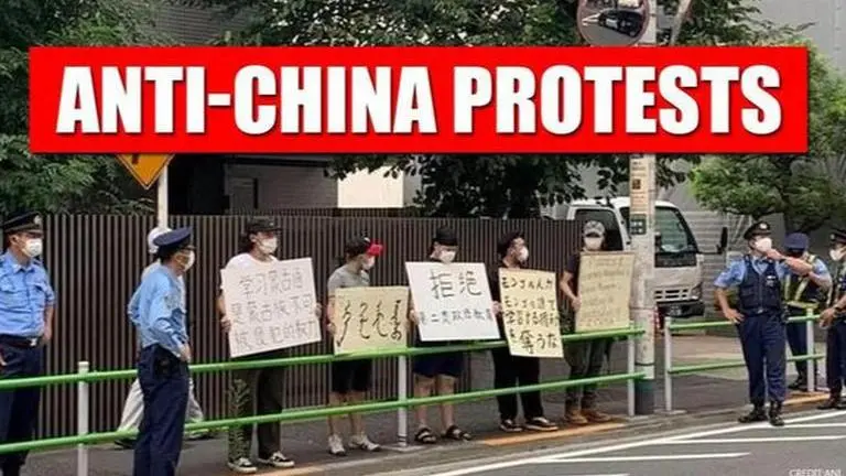 Tokyo: Ethnic Mongolians protest against China's move mandating Mandarin language edu Tokyo