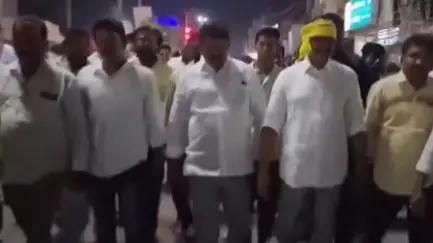 TDP Candidate Attacked, Several Injured in Overnight Clashes Between YSRCP And TDP Workers TDP workers attacked