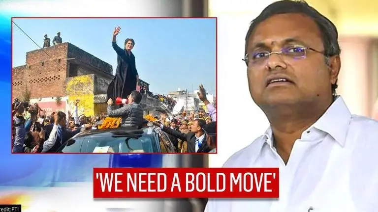 Karti Chidambaram urges Priyanka Vadra to fight LS by-poll to enthuse cadre amid Cong woes Karti Chidambaram