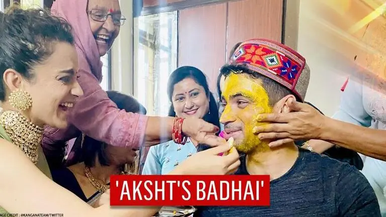 Kangana Ranaut kickstarts brother Aksht's pre-wedding celebrations, shares candid memories Kangana Ranaut