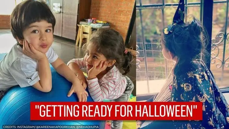 Kareena Kapoor's son Taimur, Inaaya gear up for Halloween; Neha's daughter turns 'witch' Kareena Kapoor's son Taimur, Inaaya gear up for Halloween; Neha's daughter turns 'witch'