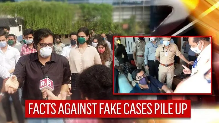 Facts against fake cases pile up: Hansa moves HC, OpIndia submits tape amid Arnab's arrest Arnab Goswami arrest