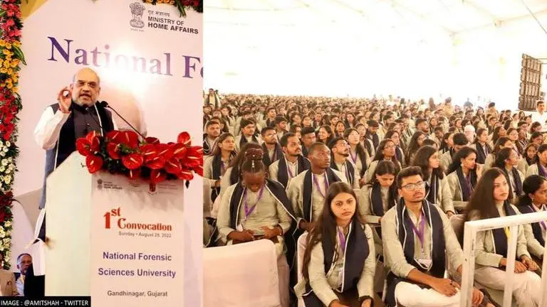Preserve your mother tongue, use it for conversation at home: Amit Shah urges students NFSU
