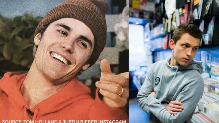 Tom Holland joins Justin Bieber in an live Instagram video; take a look at it here tom holland