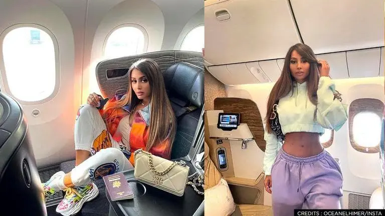 'Instagram vs Reality': Model called out for pretending to be in business class on flight Instagram