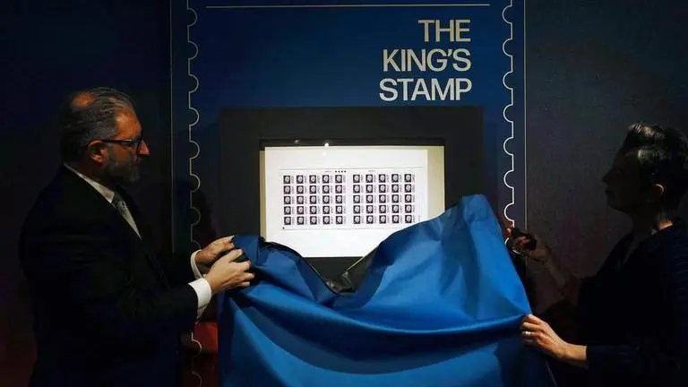 The King without the crown: Royal Mail unveils stamps with the face of King Charles III UK