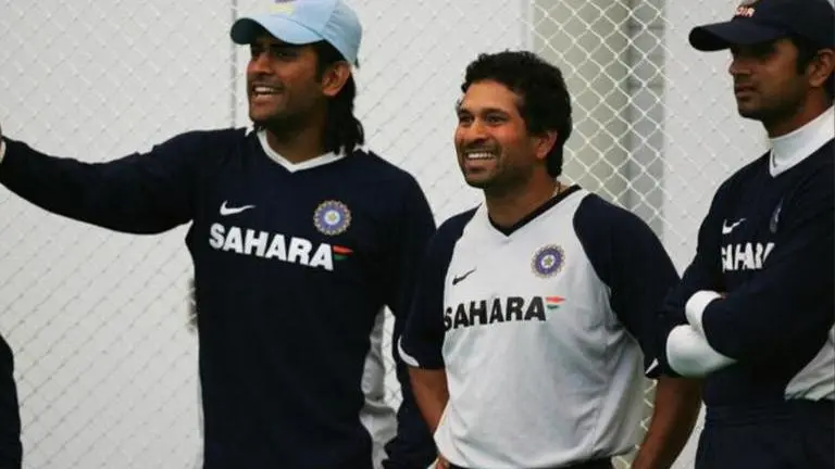 Sachin Tendulkar, MS Dhoni & Rahul Dravid's old pic posted by ICC, fans get nostalgic Sachin Tendulkar