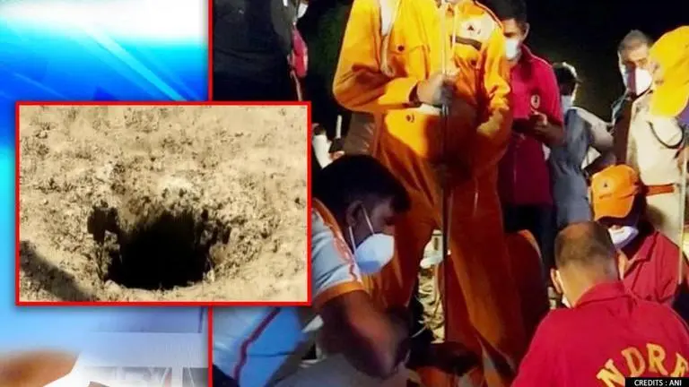 Rajasthan: 4-year-old who fell into 90-feet-deep borewell, rescued after 16 hours Rajasthan