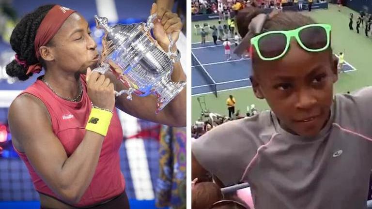 Video Of Young Coco Gauff In Stands During US Open Goes Viral After ...