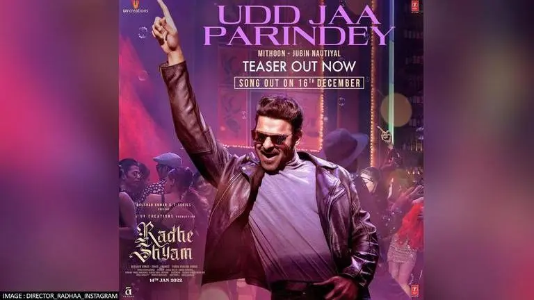 'Radhe Shyam': Prabhas-Pooja starrer's latest track 'Udd Jaa Parindey' teaser out; Watch Radhe Shyam