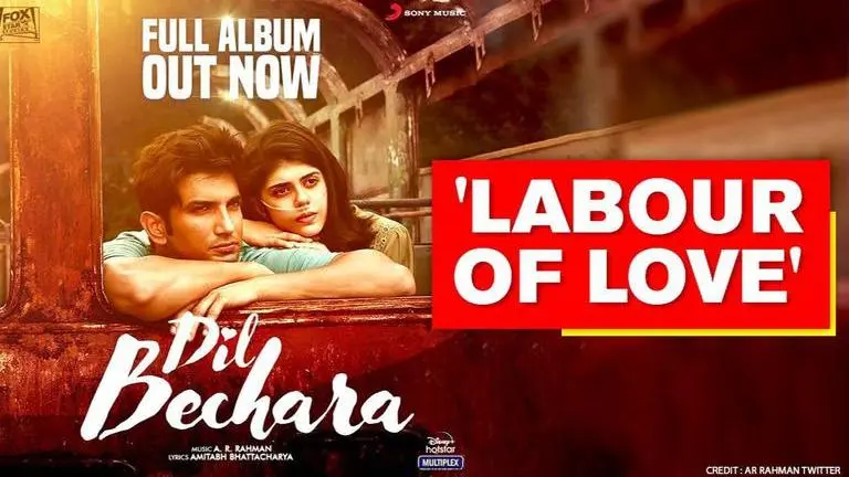 'Dil Bechara' album out: Makers release 9 songs from Sushant Singh-Sanjana Sanghi film 'Dil Bechara'