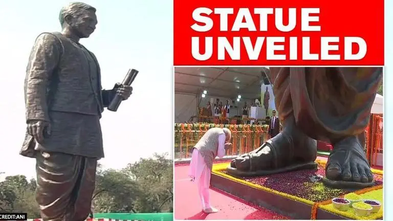 PM Modi unveils statue of Pandit Deendayal Upadhyaya in Varanasi PM Modi