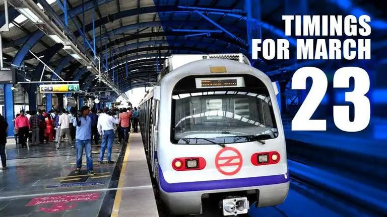 DMRC issues revised timings for Delhi Metro on March 23: Here are all the details Delhi