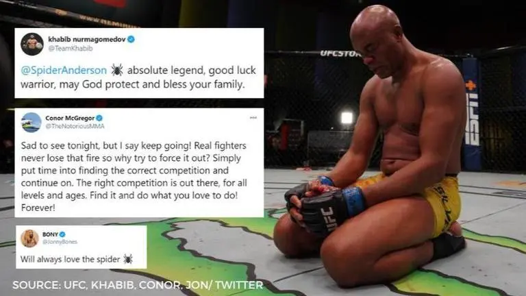 McGregor, Khabib, Jones and others pay ode to Anderson Silva after his UFC swansong Anderson Silva