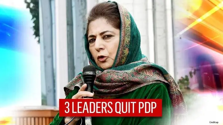 3 more leaders quit Mehbooba Mufti's PDP; lash out at party ahead of DDC elections PDP