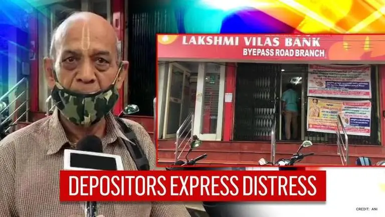 Depositors distressed after RBI places Lakshmi Vilas Bank under 30-day moratorium Lakshmi Vilas Bank