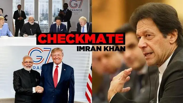 PM Modi checkmates Pakistan PM Imran Khan in 4 ways at G7 Summit PM Modi