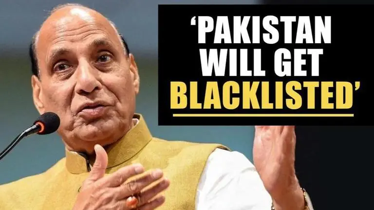 Rajnath Singh: Pak being blacklisted by FATF will be the last nail in coffin for terrorism Rajnath