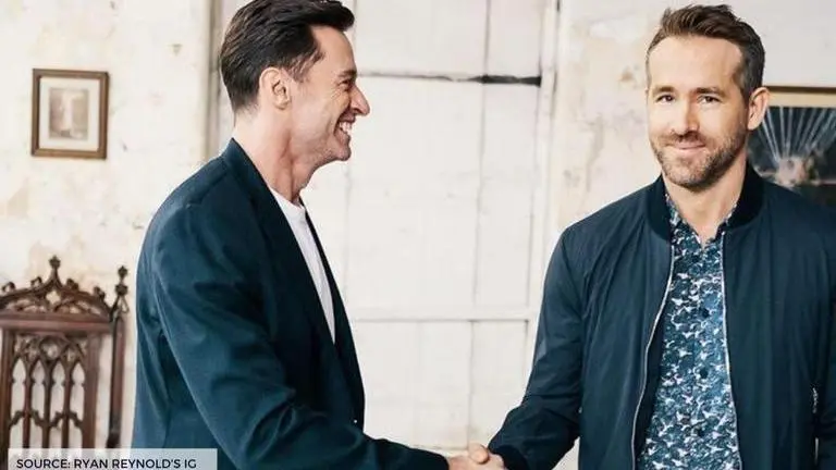 Ryan Reynolds and Hugh Jackman explain their 'F for effort' with their ads for each other Ryan Reynolds