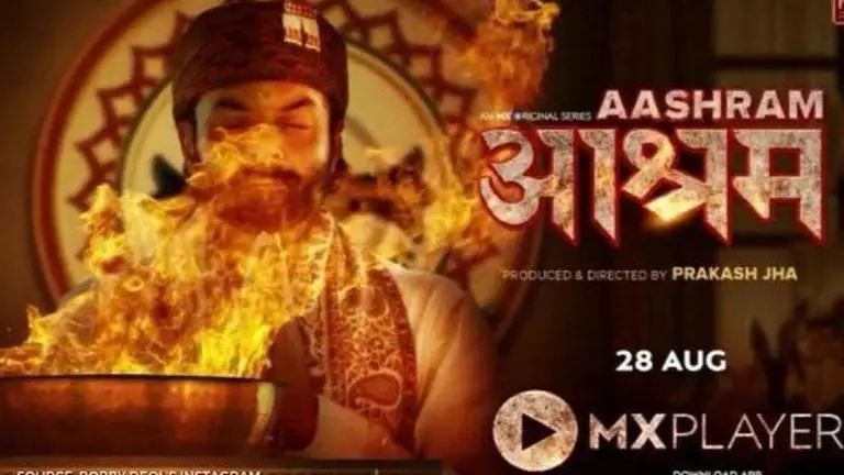 aashram web series shooting location