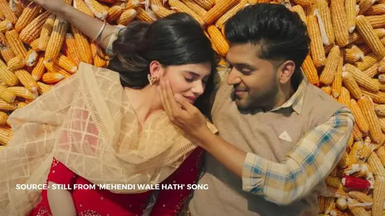 Guru Randhawa and Sanjana Sanghi's song 'Mehendi Waale Haath' review Guru Randhawa