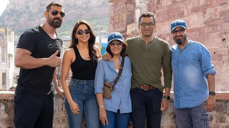 John Abraham, Sharvari Wagh begin shoot for Vedaa, promise 'adrenaline-pumping action' John Abraham