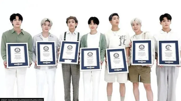 BTS registers 23 records, enters 'Guinness World Records' 2022 Hall of Fame BTS