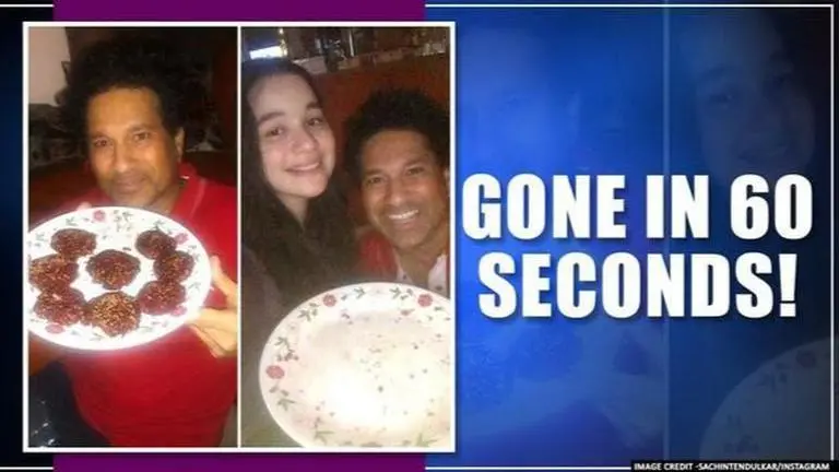 Sachin Tendulkar relishes beetroot kebabs by daughter Sara, finishes in '60 seconds' Sachin