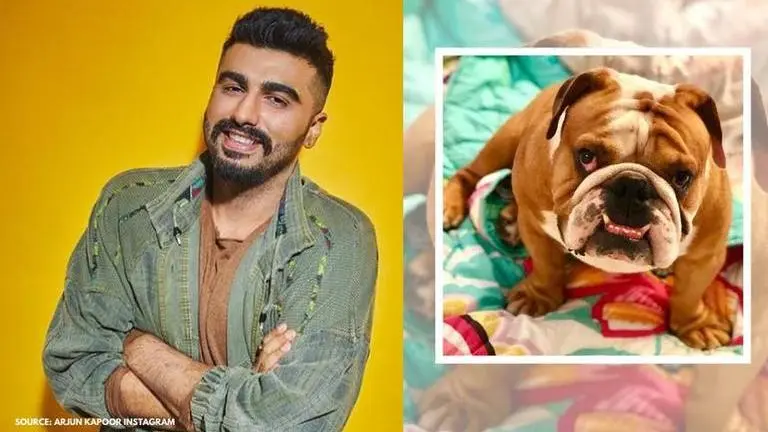 Arjun Kapoor explains his dog's mood with adorable picture, queries 'Human still at home?' Arjun Kapoor