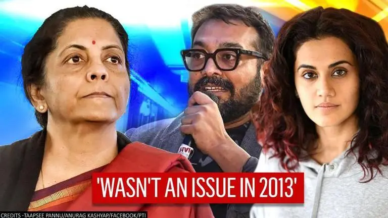 Nirmala Sitharaman on Bollywood linked IT raids: 'Please look back, it happened in 2013' Taapsee Pannu