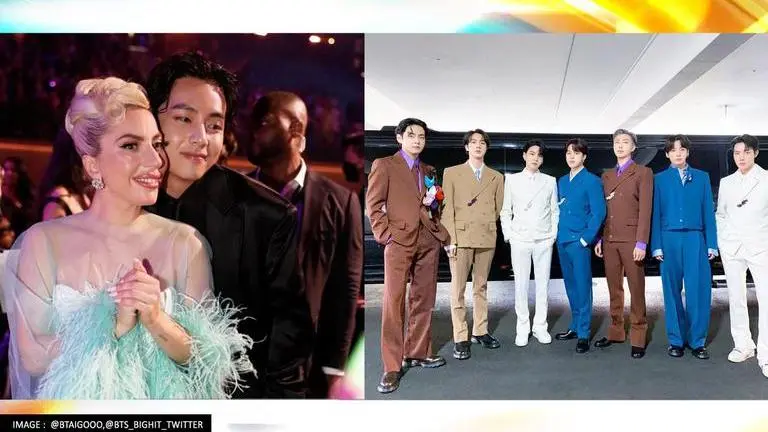 BTS' V reveals what Lady Gaga said about the band during their interaction at Grammys 2022 BTS