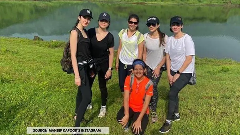 Shanaya Kapoor and Maheep Kapoor go trekking with girl gang Shanaya Kapoor