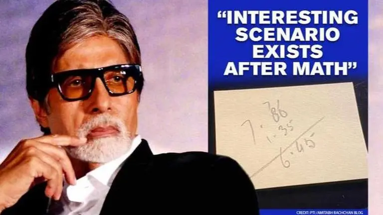 Amitabh Bachchan does math like 'Std 2' kids to share why Indians are 'privileged ones' Amitabh Bachchan does maths like 'Std 2' kids to share why Indians are 'privileged ones'