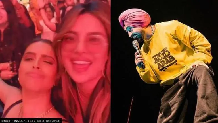 Priyanka Chopra & Lilly Singh groove to Diljit Dosanjh's beats at his LA Concert; WATCH Priyanka Chopra