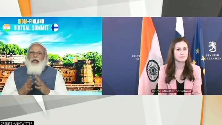 PM Modi in virtual summit with Finland PM Sanna Marin discusses India's role to curb COVID PM Modi