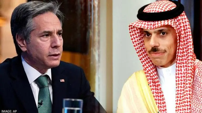 Blinken speaks to Saudi FM about support for Kyiv, risk posed by Safer oil tanker spill Blinken