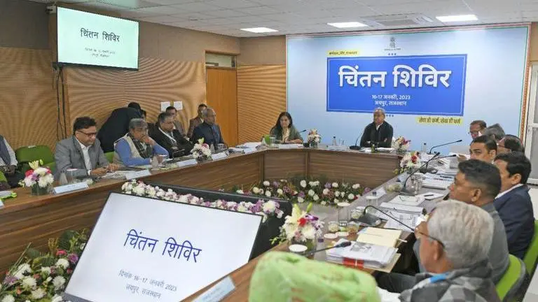 Two-day 'Chintan Shivir' of the Rajasthan government commences in Jaipur Rajasthan