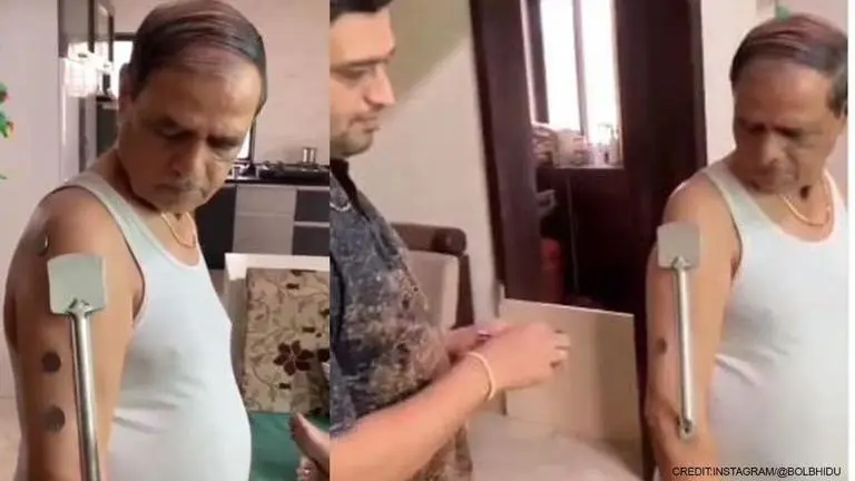 71-yr-old called 'Iron Man' for 'magnetic' strength post vaccination; govt clarifies Nashik, COVID-19