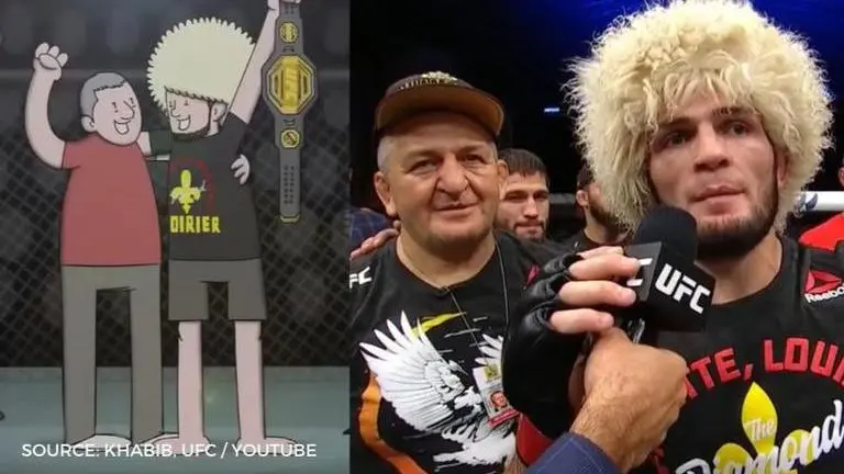 Khabib Nurmagomedov’s father Abdulmanap receives tear-jerking tribute ahead of UFC 254 Khabib Nurmagomedov