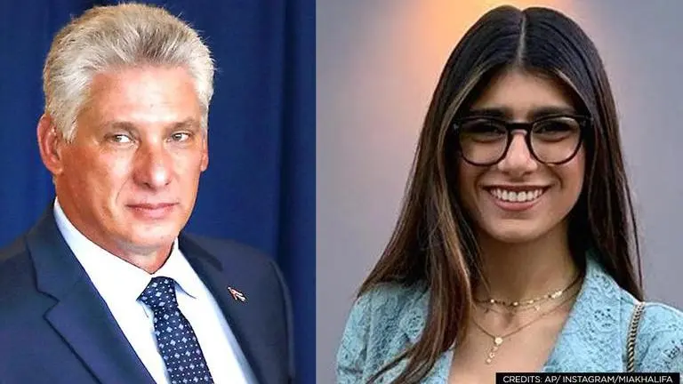 'Mia Khalifa working with US to fuel protests in Havana': Cuba president Miguel Díaz-Canel Mia Khalifa