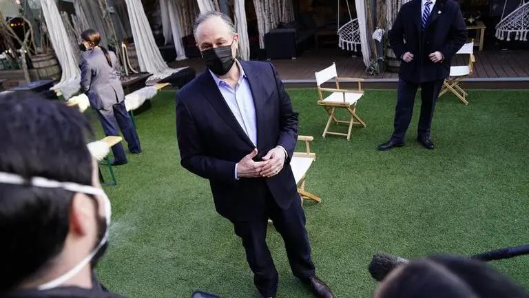 VP Harris' husband goes from top lawyer to teacher